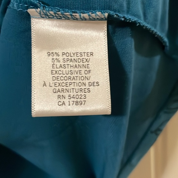 Banana Republic teal floral dress - Picture 8 of 11